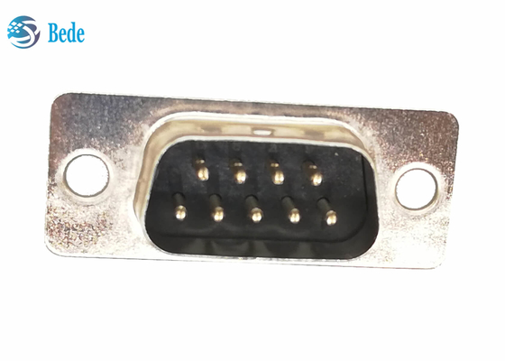 Мужчина DB9 9 Pin затыкает соединители d под сваривая тип CE RoHS