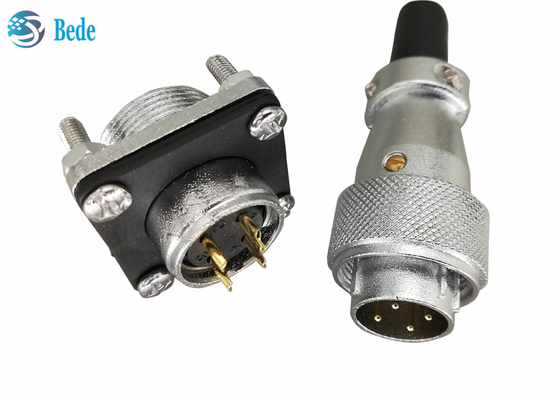 WS20 5 6 7 соединитель 8 Pin круговой с квадратными фланцом и противопыльным кожухом 500V 10A