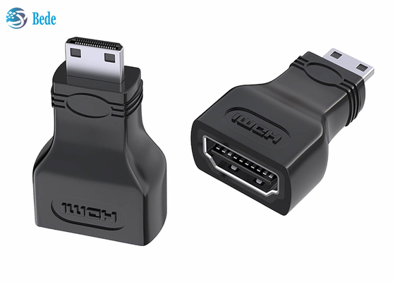 Gold Plated Mini HDMI To Standard HDMI Coupler 4K Compatible For Camera Camcorder