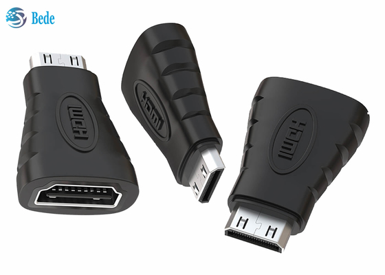 Золото покрыло конвертер HDMI мини, женщину к мини переходнику мужчины HDMI