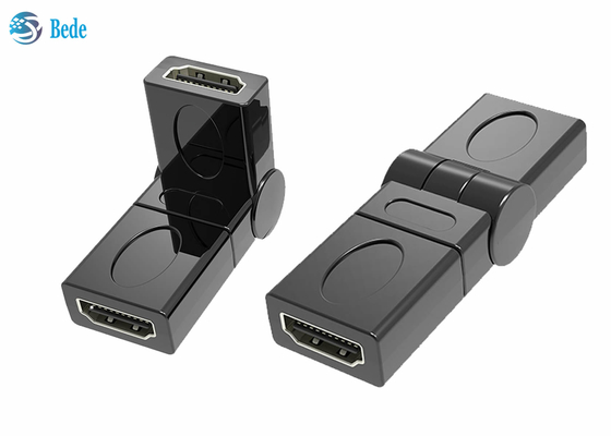 Золото расширения покрыло женский к женской муфте 90 HDMI 180 270 360 Deg регулируемых