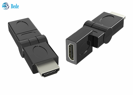 Золото покрыло HDMI мужское к женскому переходнику 90 шарнирного соединения 180 270 360 Deg ротатабельных