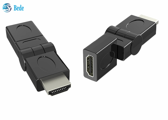 Золото покрыло HDMI мужское к женскому переходнику 90 шарнирного соединения 180 270 360 Deg ротатабельных