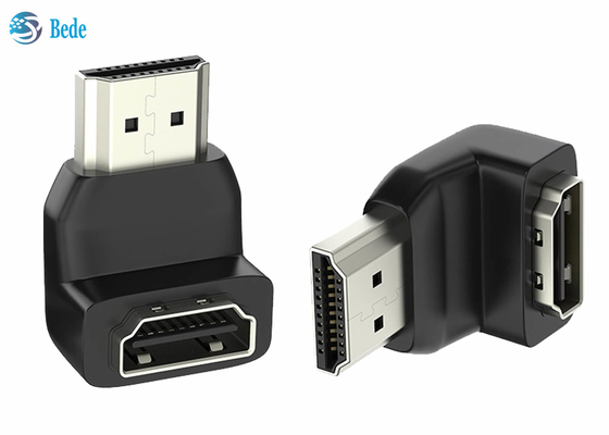 Переходник муфты HDMI прямоугольный мужчина 90 градусов к женщине для ноутбука PS4 PS5 Xbox HDTV