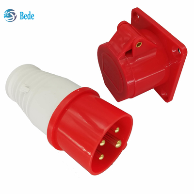 Штепсельные вилки CEE и штыри 3P+N 380-415V 16Amp гнезда 4 гнезд промышленные мужские женские
