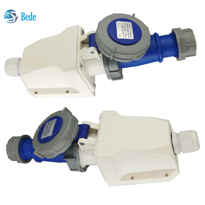IP67 Высокопоточные розетки и розетки 32Amp 220 ~ 250V с OEM / ODM