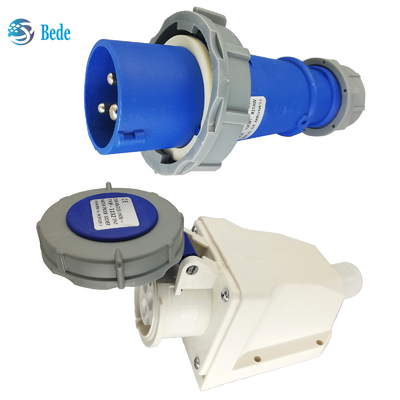 IP67 Высокопоточные розетки и розетки 32Amp 220 ~ 250V с OEM / ODM