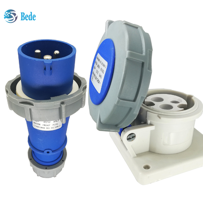 Стандарт ICE60309 Промышленный розетка IP67 Рейтинг 3Pins ((2P+E) 32Amp