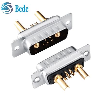 7W2 Коаксиальный D-Sub Right Angle/Right Pins High Current Connector Combo DB