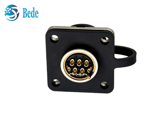 CM10 10-контактный квадратный фланцевый водонепроницаемый круглый разъем DDK IP67 с пайкой