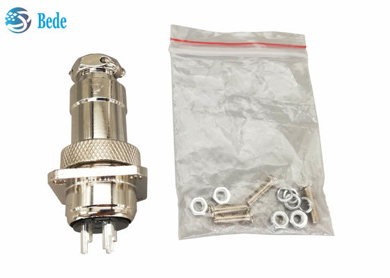 Круглый панельный разъем 9 контактов - 2-контактный авиационный разъем GX20 с квадратным фланцем M19, комплект «папа-мама»