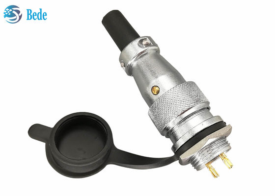 Круговые соединители из хромированного цинкового сплава 2 3 4 булавки 10А 500В с пылевым покрытием