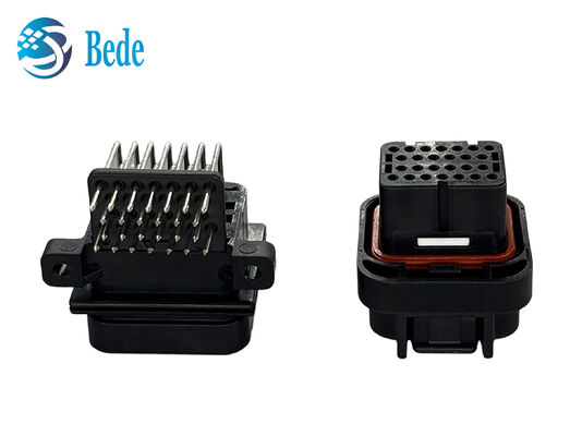 AMP 3-1437290-7 26-контактный автомобильный разъем ЭБУ Superseal, 3 гнезда 9-6437287-8
